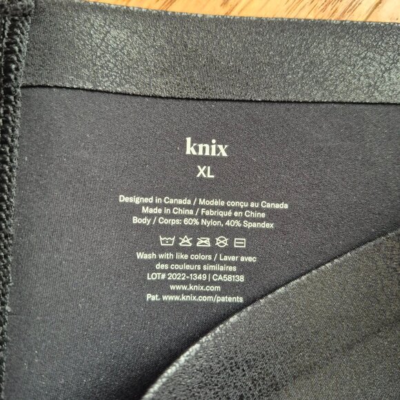 Knix Papaya Faux Leather Leggings XL - Picture 8 of 16